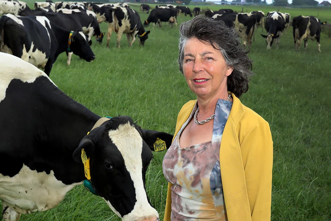 Geeske Holtrop wil bijdragen aan een beetje vrolijkheid voor de mensen.