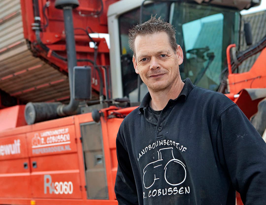 Loonwerker René Cobussen uit Horssen (Gld.). Foto: Bart Nijs