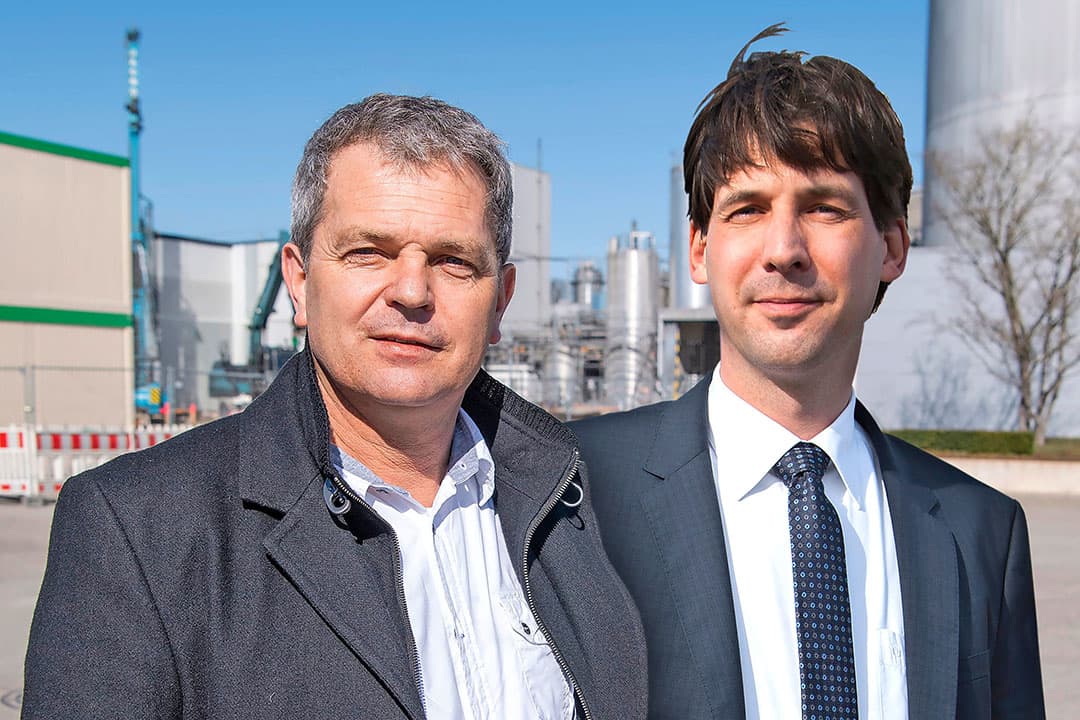 Lambert Vette (l) en Gerrit-Jan Wesselink - Foto: Frank Uijlenbroek