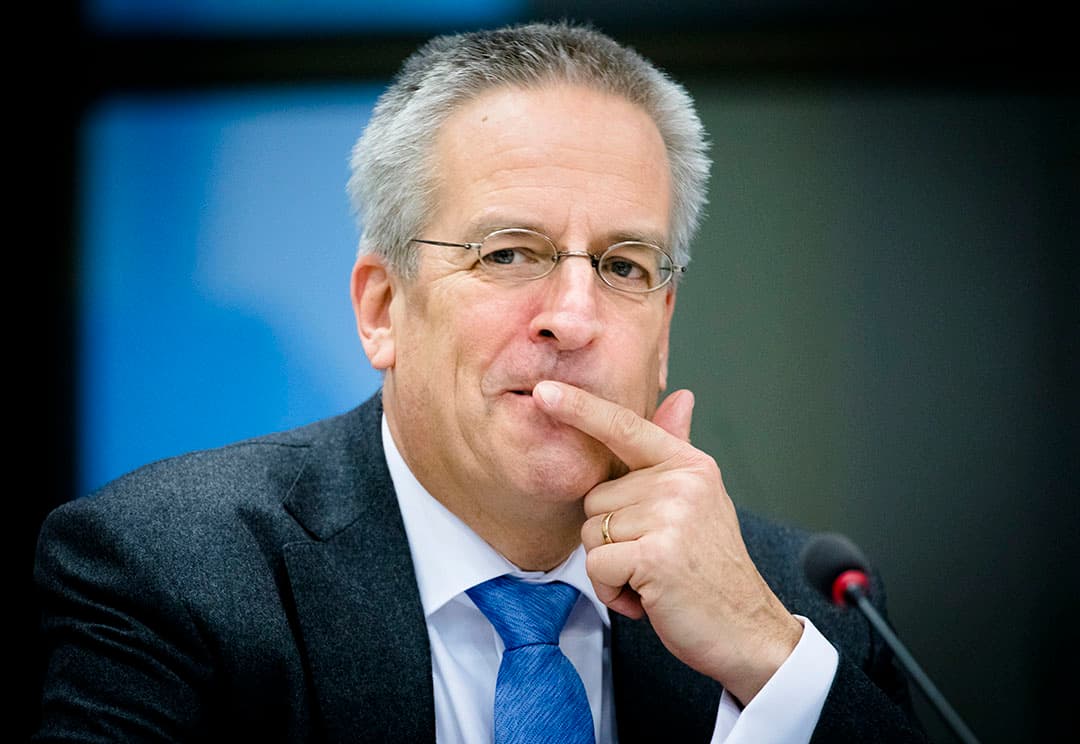 DEN HAAG - LTO-topman Marc Calon tijdens een rondetafelgesprek over de verwachte gevolgen van de Brexit voor Nederland en Nederlandse burgers. ANP BART MAAT