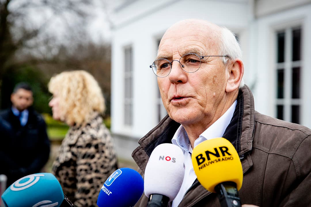 Voorzitter Aalt Dijkhuizen van het Landbouw Collectief zegt in een reactie dat de minister eerst een fundamenteel andere opstelling in moet nemen. Foto: ANP
