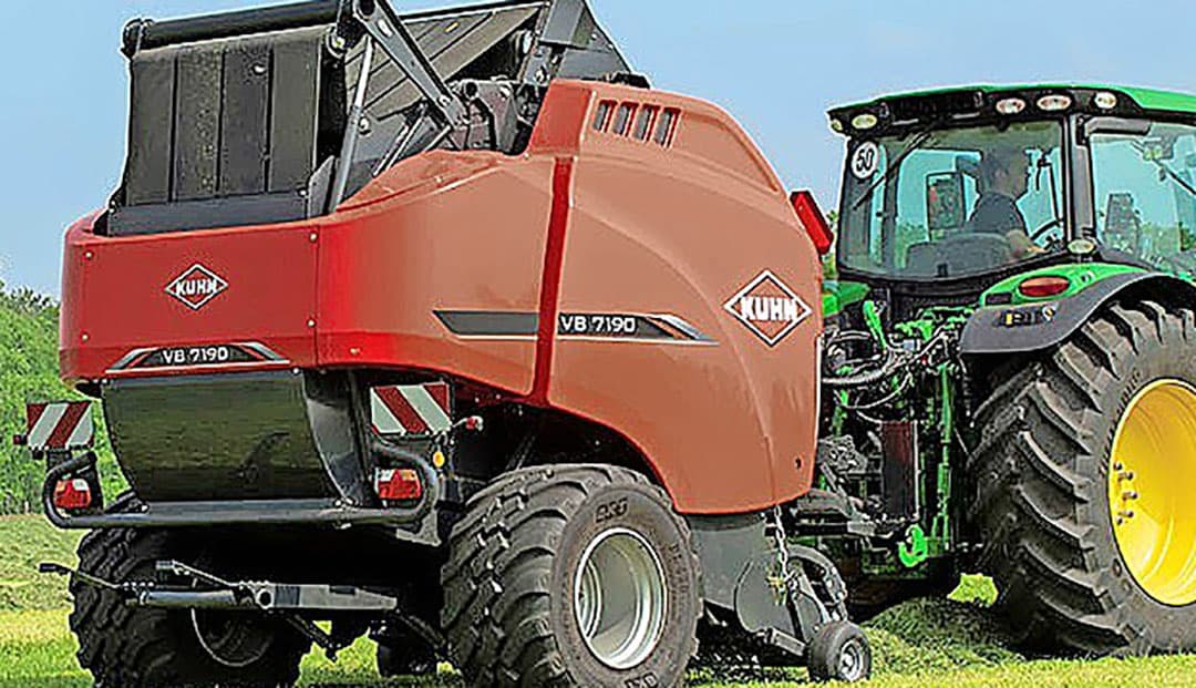 De VB 7100 rondebalenpers. - Foto: Kuhn