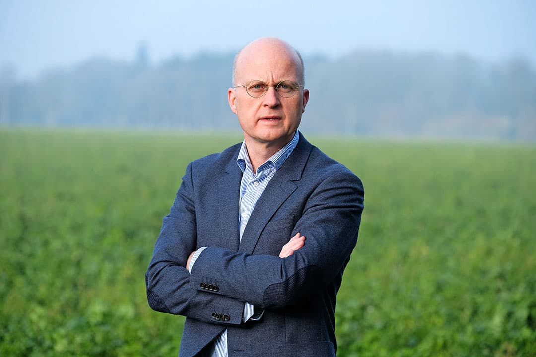 Jan Schreuder (52) van Vereinigte Hagel zette hij in 2006 de Nederlandse tak van de Duitse verzekeringsmaatschappij, actief in tien landen, op. - Foto: Jan Willem van Vliet