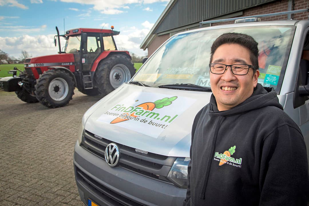 Roy Hallink, een van de drijvende krachten achter het platform findfarm.nl. - Foto: Koos Groenewold