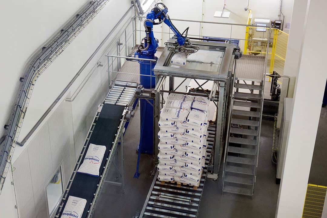 Melkverwerking bij Vreugdenhil Dairy Foods. - Foto: Herbert Wiggerman