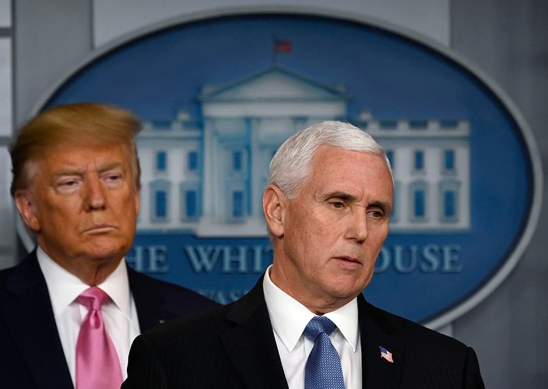 Vice-president Mike Pence is benoemd als coördinator van de Amerikaanse corona-aanpak. - Foto: ANP