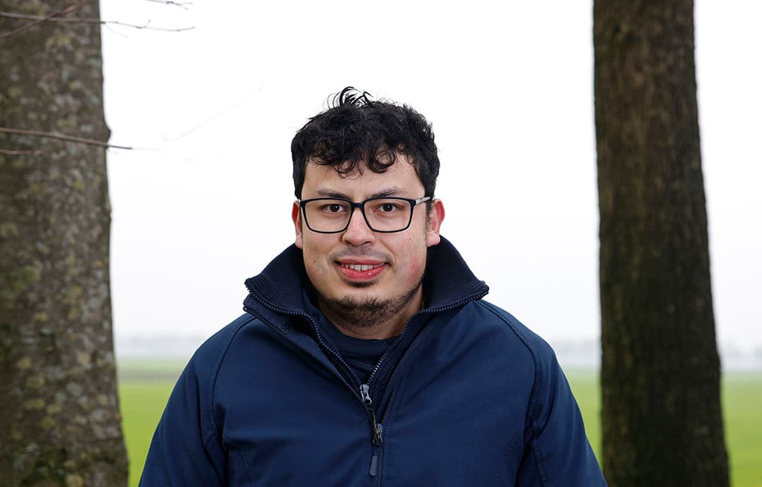 Roy Meijer, voorzitter van jongeboerenclub NAJK. Foto: Ruud Ploeg