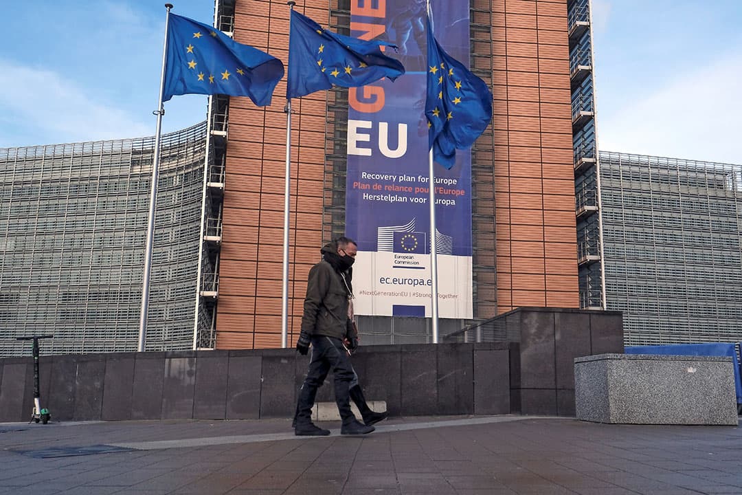 Het hoofdkwartier van de Europese Commissie in Brussel. De wijze waarop de Commissie ambities in het nieuwe GLB probeert te verwerken, wekt ergernis. - Foto: ANP