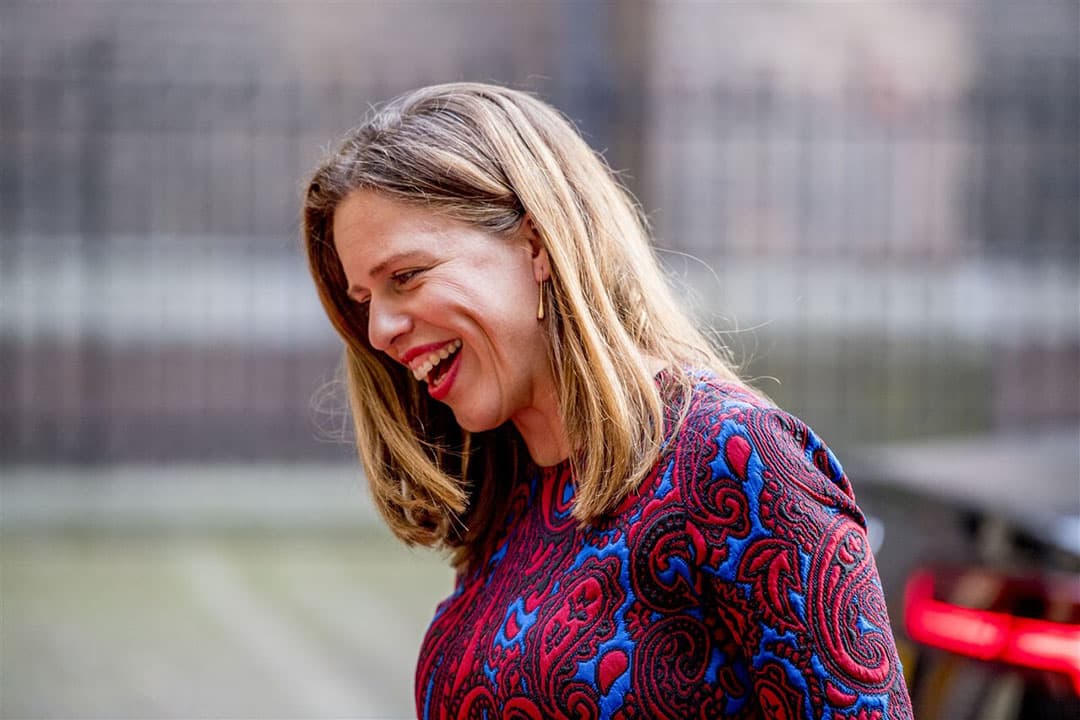 Minister van landbouw Carola Schouten arriveert op 26 oktober 2017  voor de eerste ministerraad van het kabinet Rutte III in de Treveszaal op het Binnenhof. - Foto: ANP