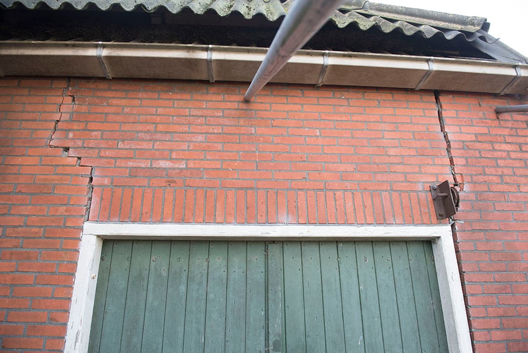 Aardbevingsschade in Groningen. - Foto: Mark Pasveer