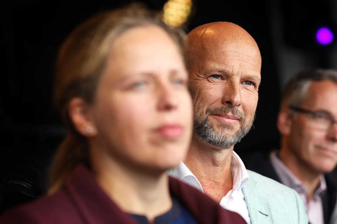 Carola Schouten en Tjeerd de Groot. - Foto: ANP