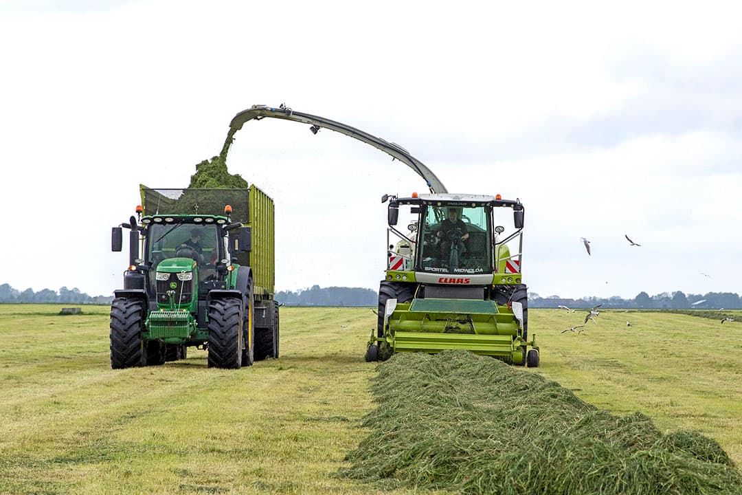 Studenten van het Terra College in Groningen experimenteren op SPNA-proefboerderij Ebelsheerd in het Oldambtster Nieuw-Beerta met een hyperspectraalcamera. Onder begeleiding van een medewerker van de proefboerderij doen ze elke week metingen in wintertarwe. Het is de bedoeling om met de hyperspectraalcamera ziekteaantastingen in beeld te krijgen voordat deze voor het oog zichtbaar worden in het gewas. Als dat lukt, kunnen gewasbeschermingsmiddelen gerichter worden toegepast. De metingen komen voort uit samenwerking tussen boeren, SPNA en het Wageningse meetbedrijf Rikilt. - Foto: Koos van der Spek