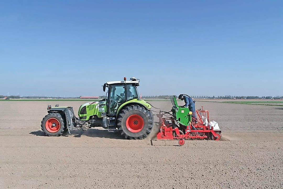 Na het zaaien is ruim 10 millimeter neerslag gevallen. Teler Jeroen Schutte is tevreden over de aansluiting van het zaad met de grond. Hierdoor hoeft geen beregening meer plaats te vinden. Het aantal groeidagen is ongeveer 90 en de start is dus goed.