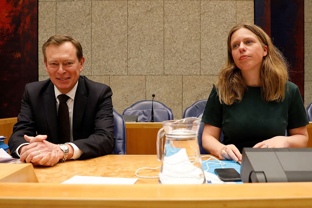 Bruno Bruins (l) en Carola Schouten - Foto: ANP
