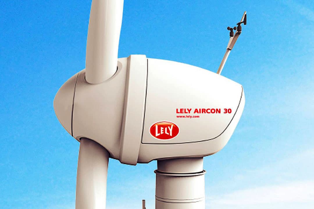 Lely stopt met Lely Aircon windturbines