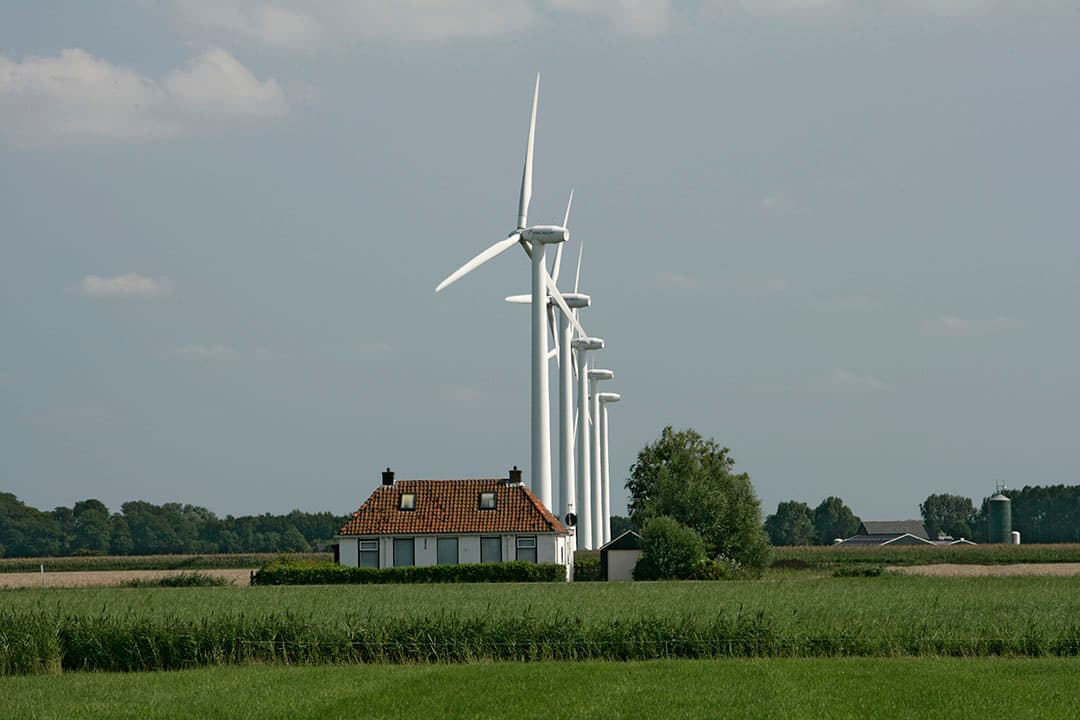 Windtubines zijn met een vergoeding voor de grondeigenaar van tussen ¬ 10.000 en ¬ 20.000 per plaats per jaar op zichzelf al interessant. Op percelen met al zonnepanelen kunnen ze de hectareopbrengst met duizenden euro's verhogen.