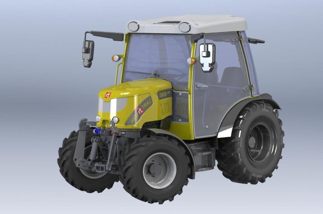 100% elektrische trekker van Rigitrac