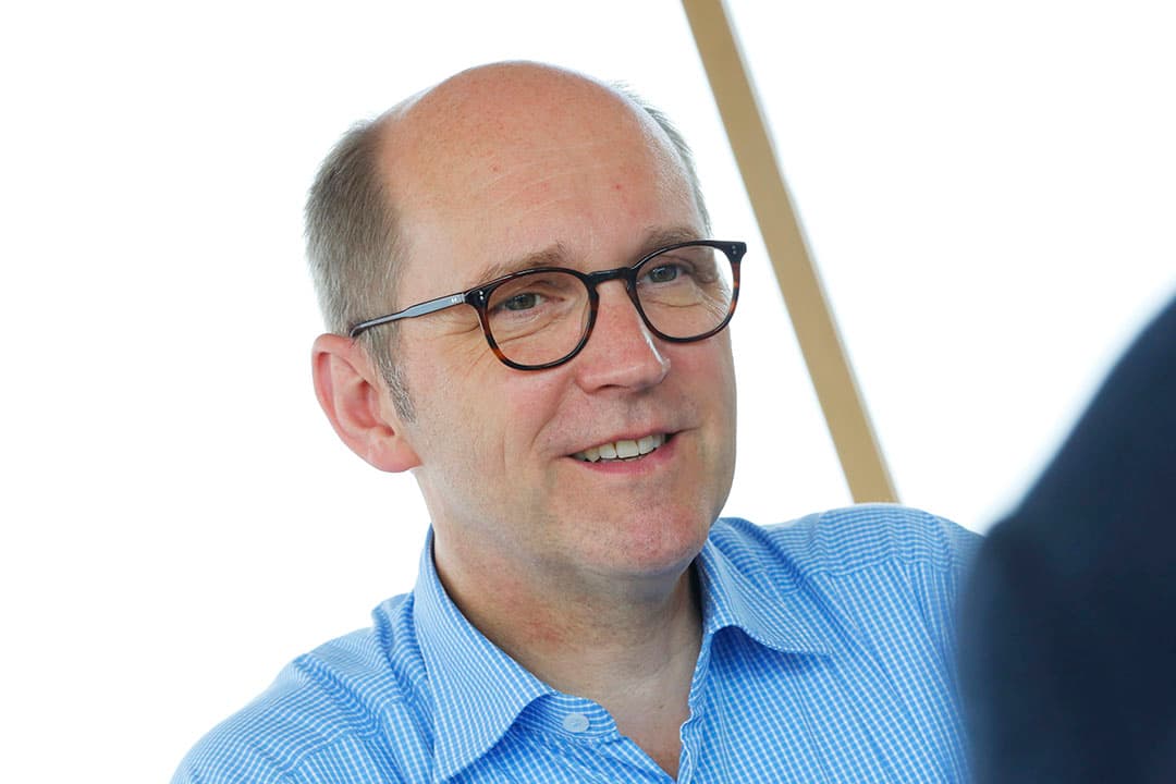 Bernd Meerpohl werd geboren in het Duitse Vechta in 1964 en woont daar nog steeds. Nadat hij een traineeship om bankier te worden en een EU-trainingsprogramma in Japan had voltooid, kwam hij in 1987 in het familiebedrijf. Hij is sinds 1992 voorzitter van de Raad van Bestuur. - Foto: Henk Riswick