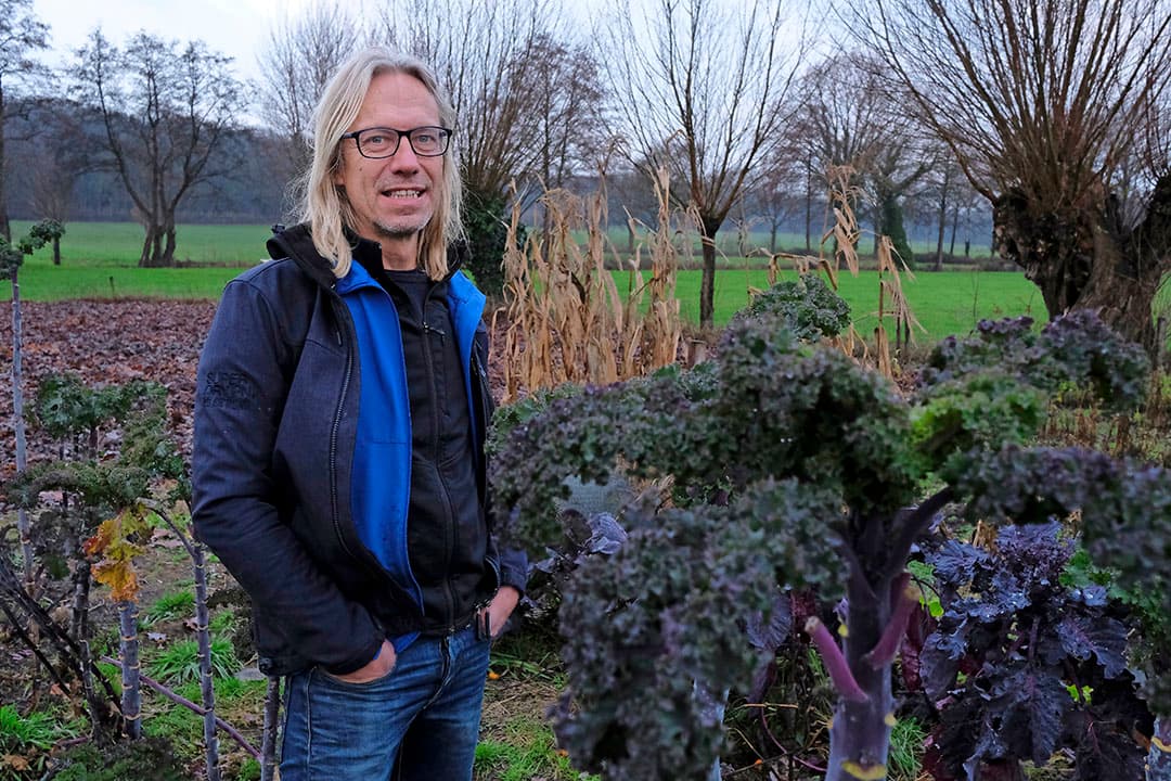 Stefan Hanstede: "Wij bewijzen dat je in dit land kunt boeren zonder dat je ouders dat zijn."- Foto: Hans Prinsen
