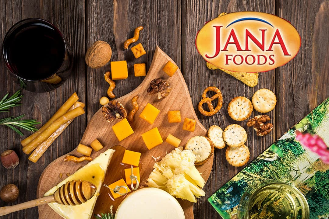 Foto: Boerderij, Logo: Jana Foods