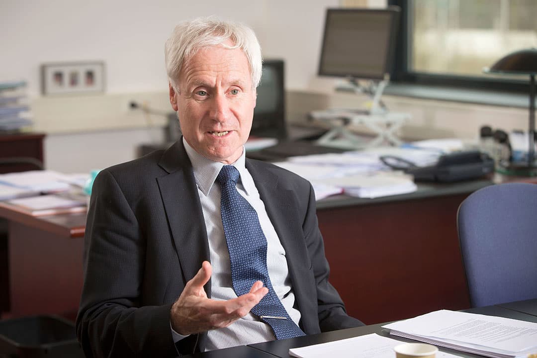 Jos Goebbels, voorzitter van het COV - Foto: Koos Groenewold