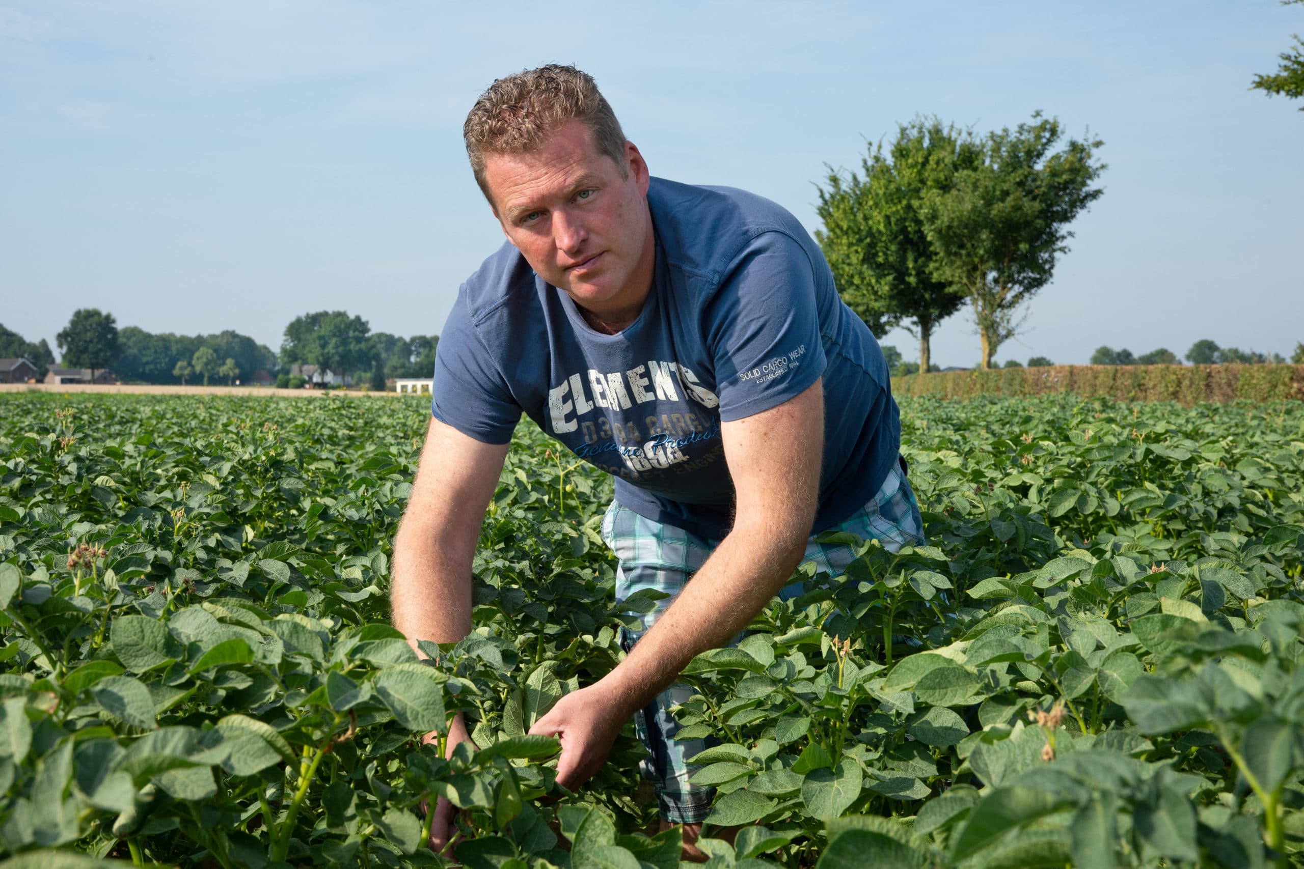 Ben Lacroix (39). Woonplaats: Reijmerstok. Bedrijf: akkerbouwbedrijf met in het bouwplan aardappelen, suikerbieten, wintertarwe, brouwgerst en korrelmais. - Foto: Twan Wiermans