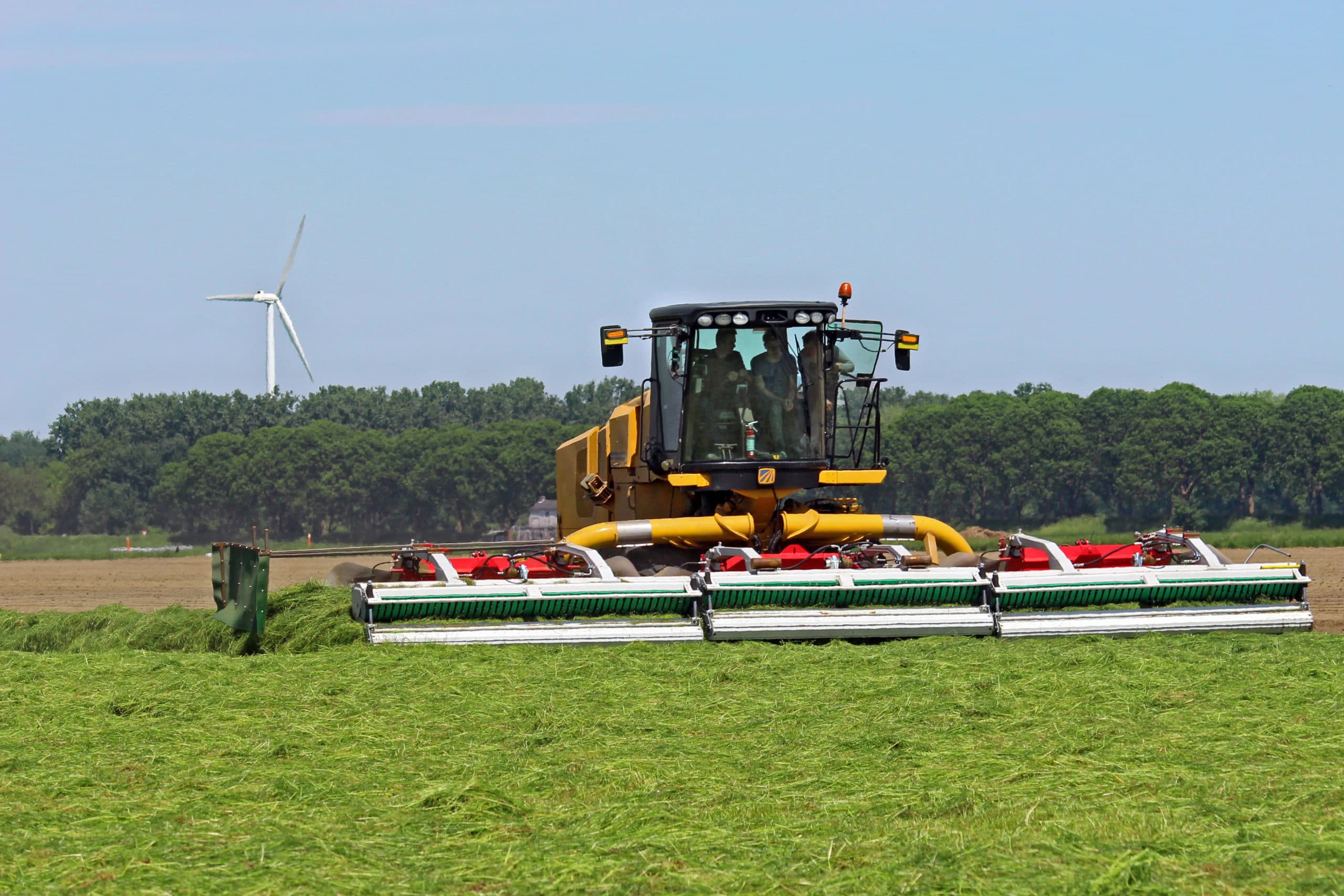 Meer Europese  bandhark beproefd op Oxbo