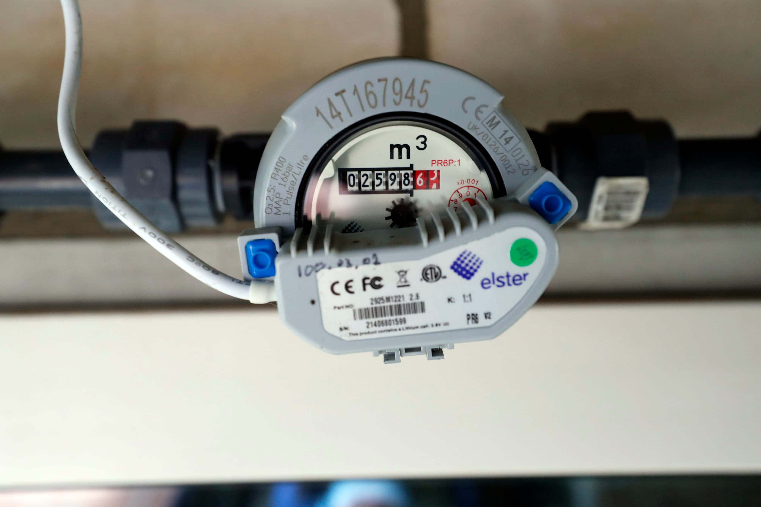 Digitale watermeter - Foto: Bert Jansen