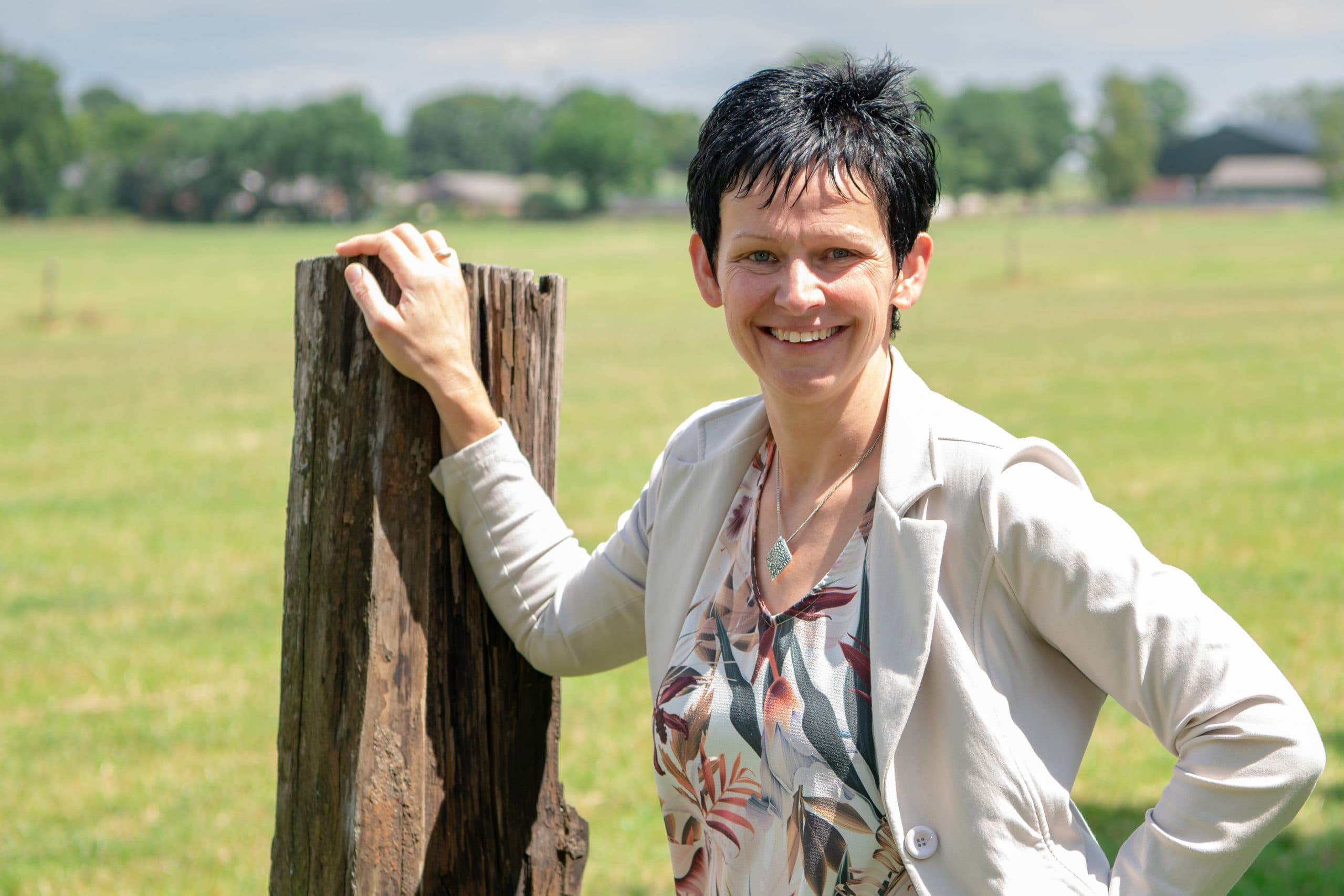 Paulien Hogenkamp:  In de agrarische sector liggen mijn roots.  - Foto: Michel Velderman