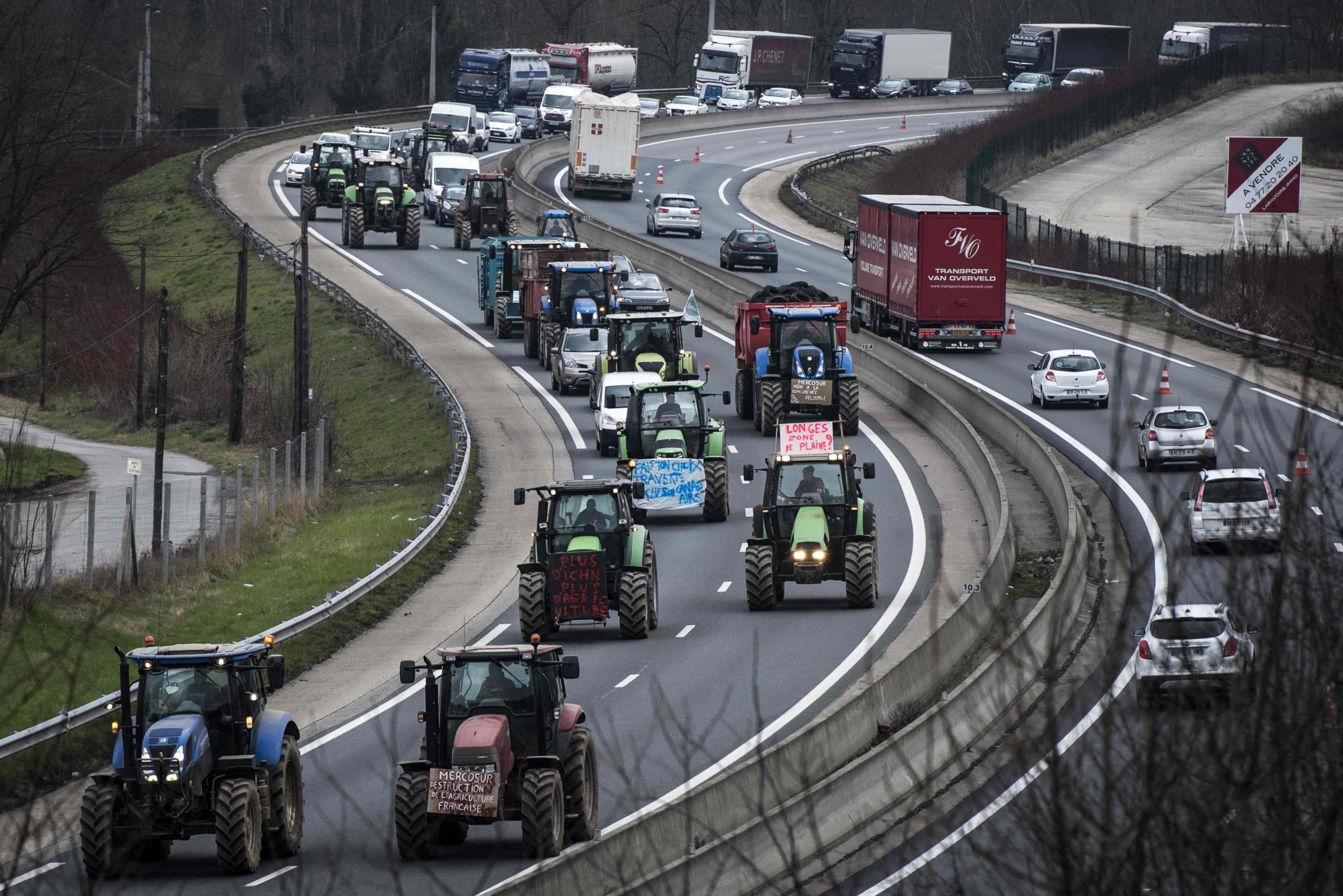 Boerenprotesten in Frankrijk. - Foto: ANP
