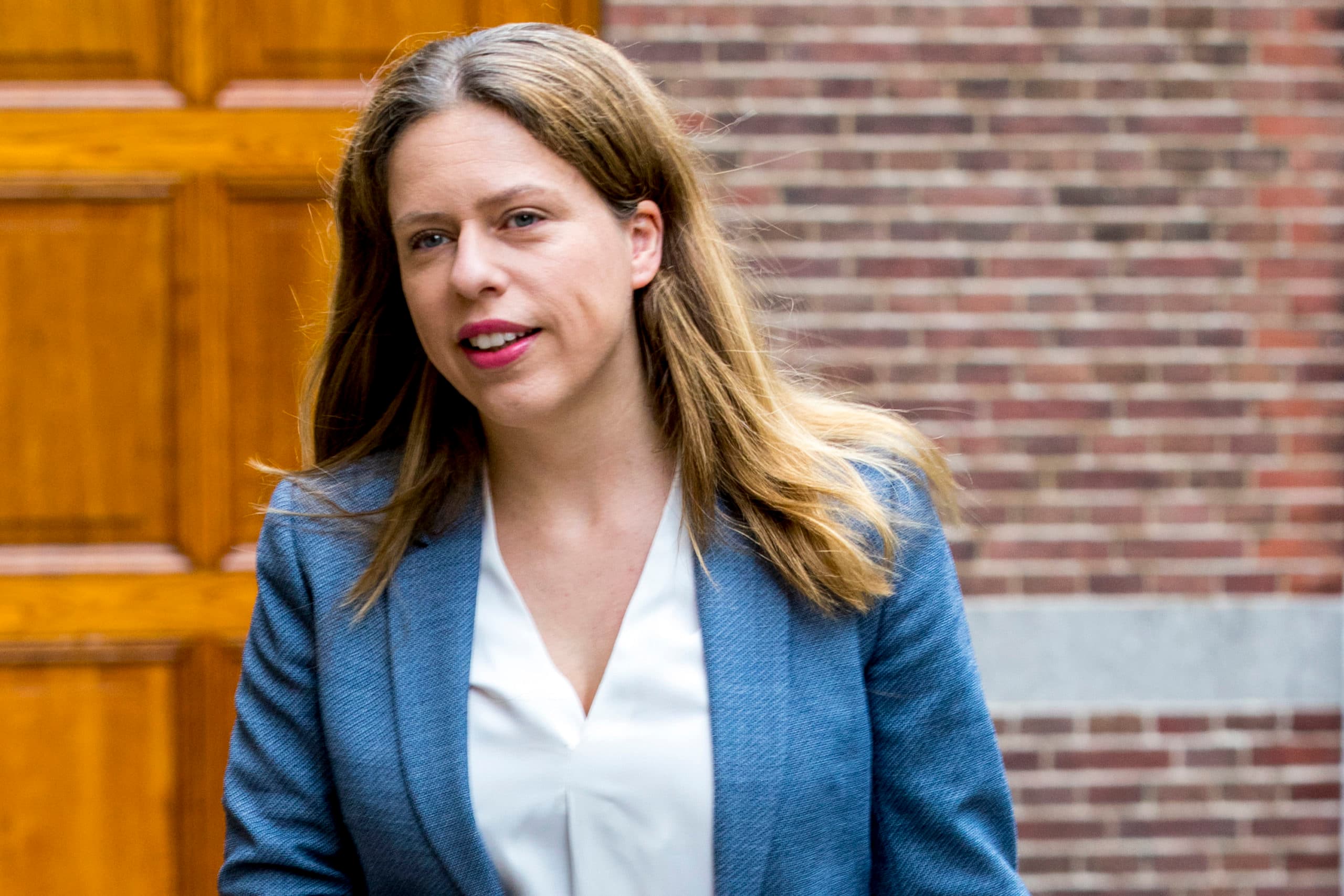 2018-06-22 08:50:55 DEN HAAG - Minister Carola Schouten van Landbouw, Natuur en Voedselkwaliteit (ChristenUnie) komt aan op het Binnenhof voor de wekelijkse ministerraad. ANP JERRY LAMPEN