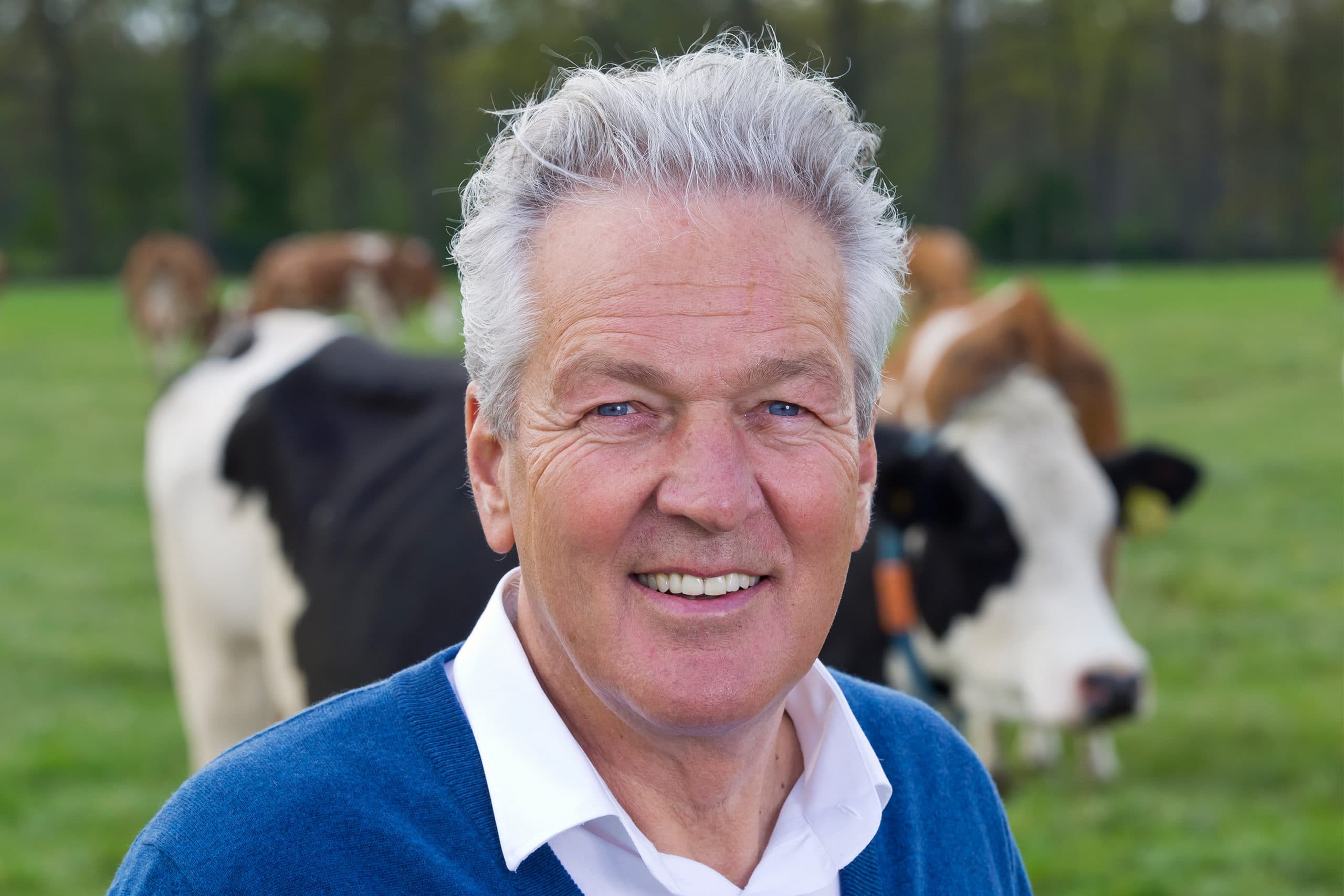 Henk Aa (70): "We willen de aanvoer van A2-melk bundelen en zelf A2-zuivel op de markt gaan brengen." - Foto: Ruud Ploeg