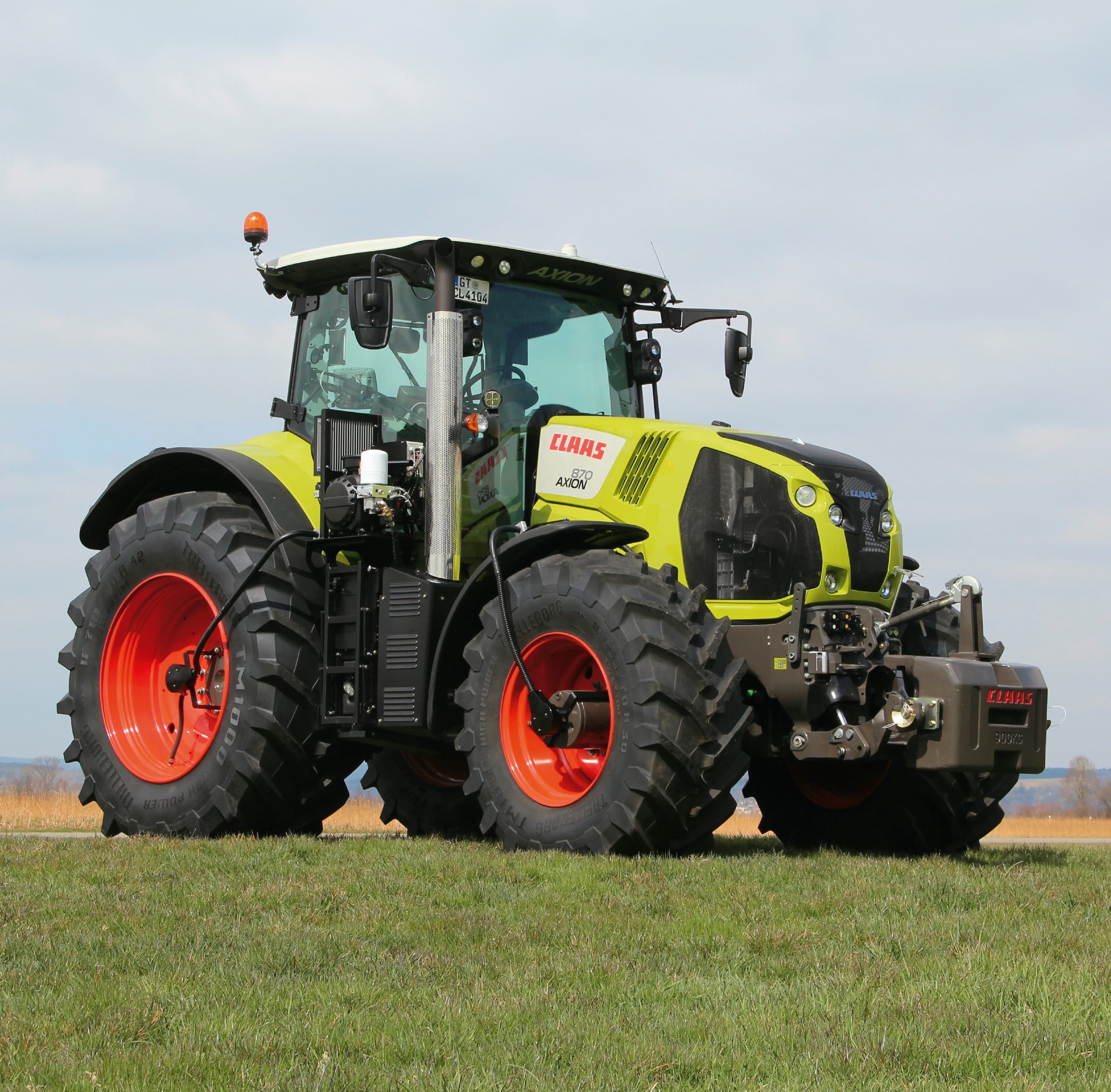 Claas noemt het bandendrukwisselsysteem 'Profi'. - Foto: Claas