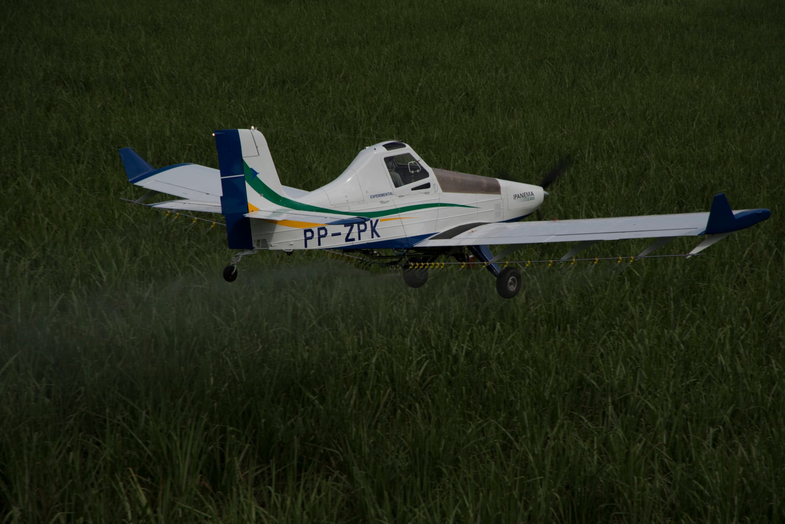 Een sproeivliegtuig zoals ze in Brazilië veel gebruikt worden. Foto: Embraer