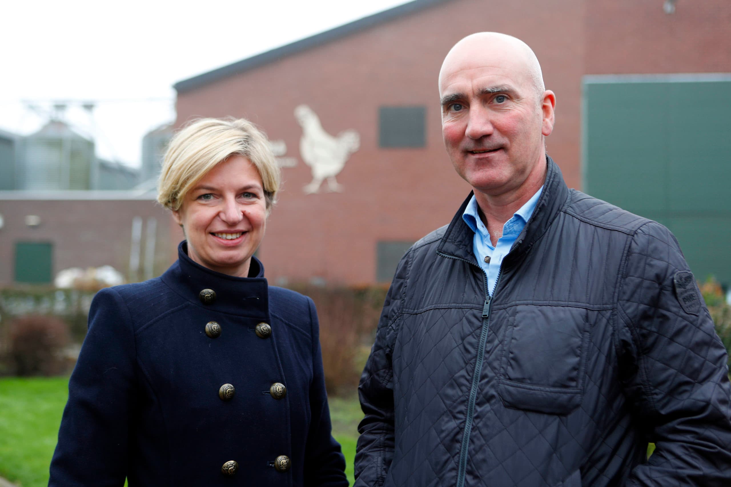 Initiatiefnemers van SecureEgg Imelda Gielen en Rob Adams. - Foto: Bert Jansen