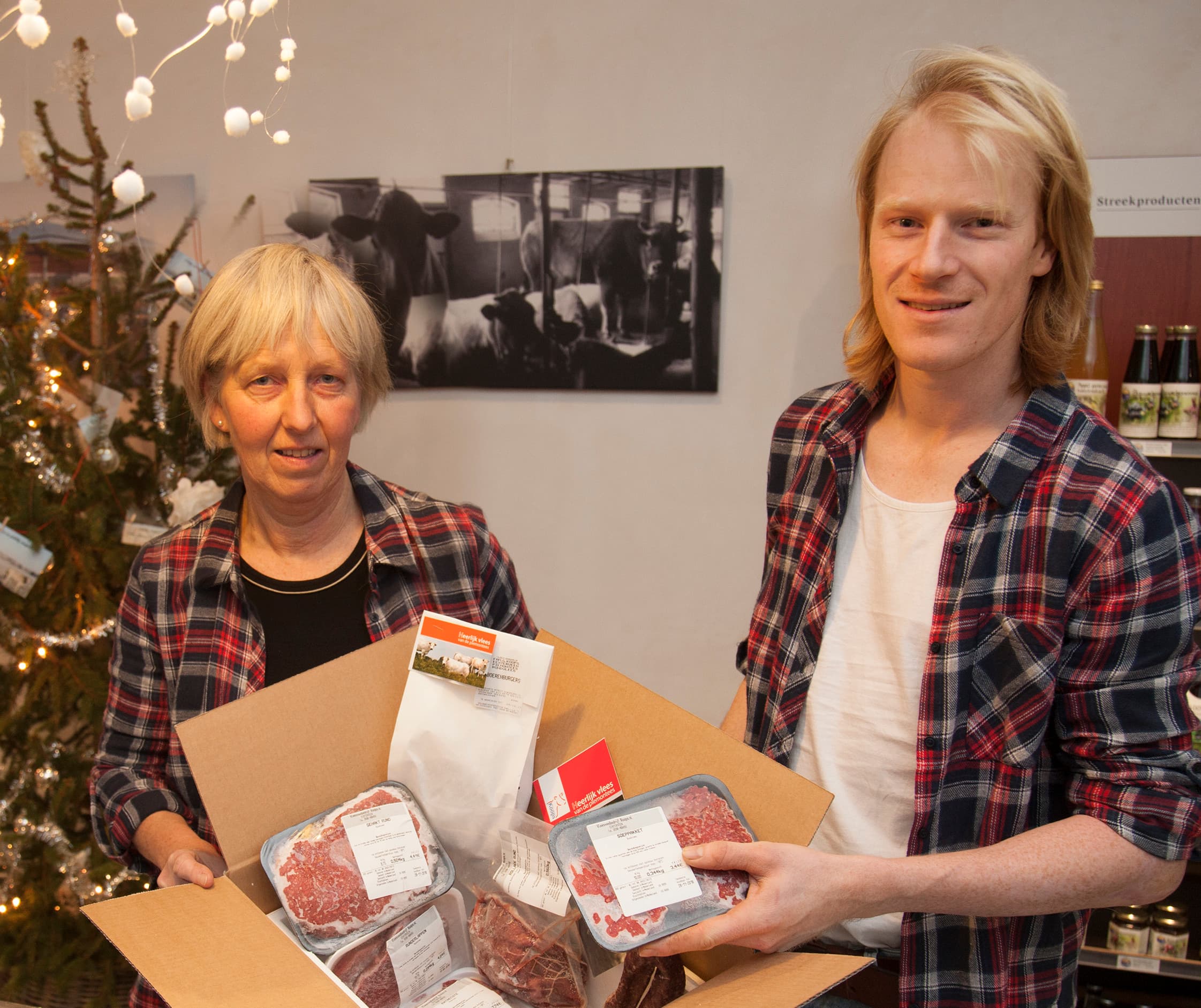 De familie Koops heeft gekozen voor het Piemontese-ras vanwege de fijne vleesdraad en het lage cholesterolgehalte van het vlees.