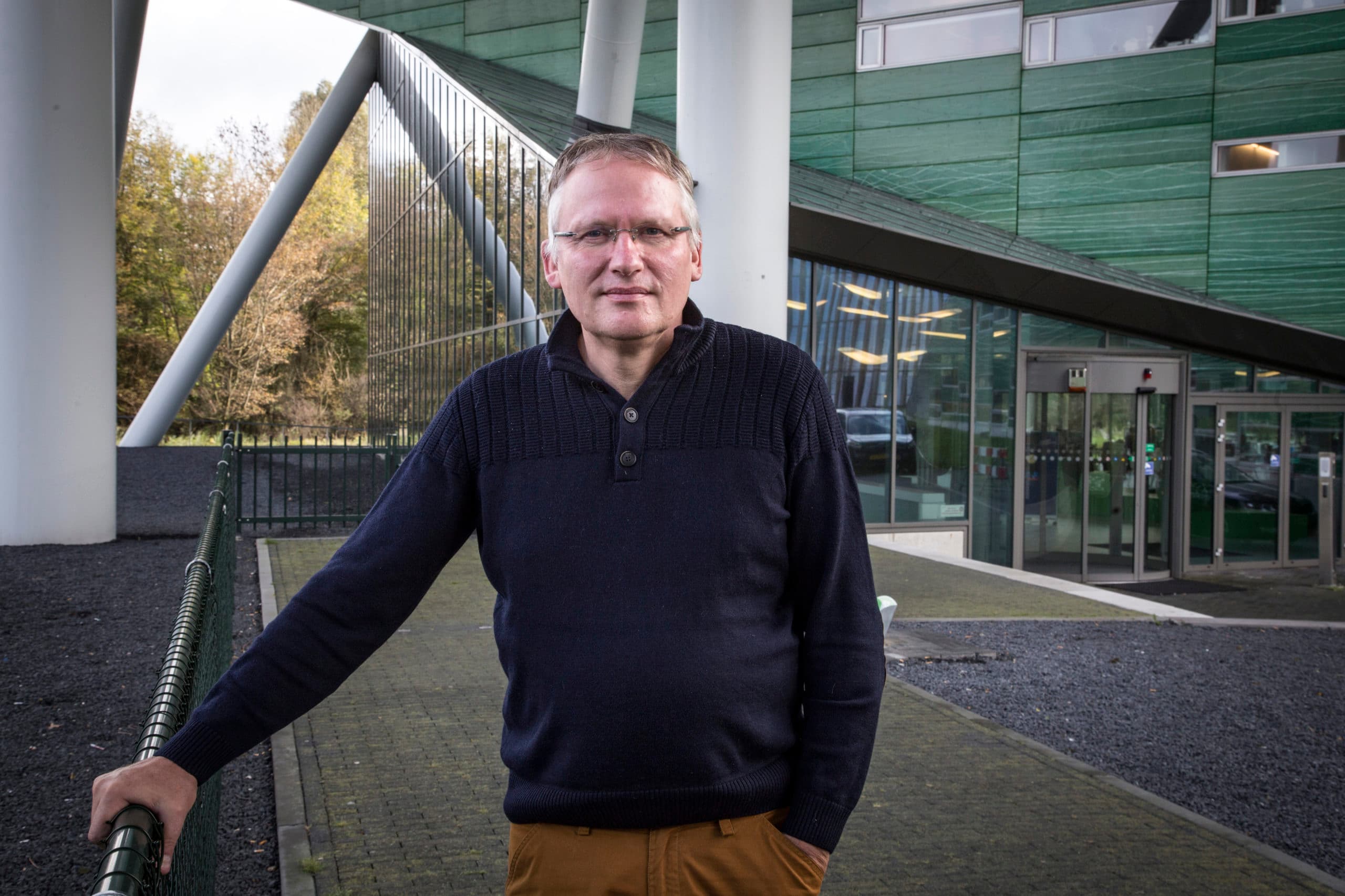 Han Olff, hoogleraar ecologie. - Foto: Jan Willem van Vliet