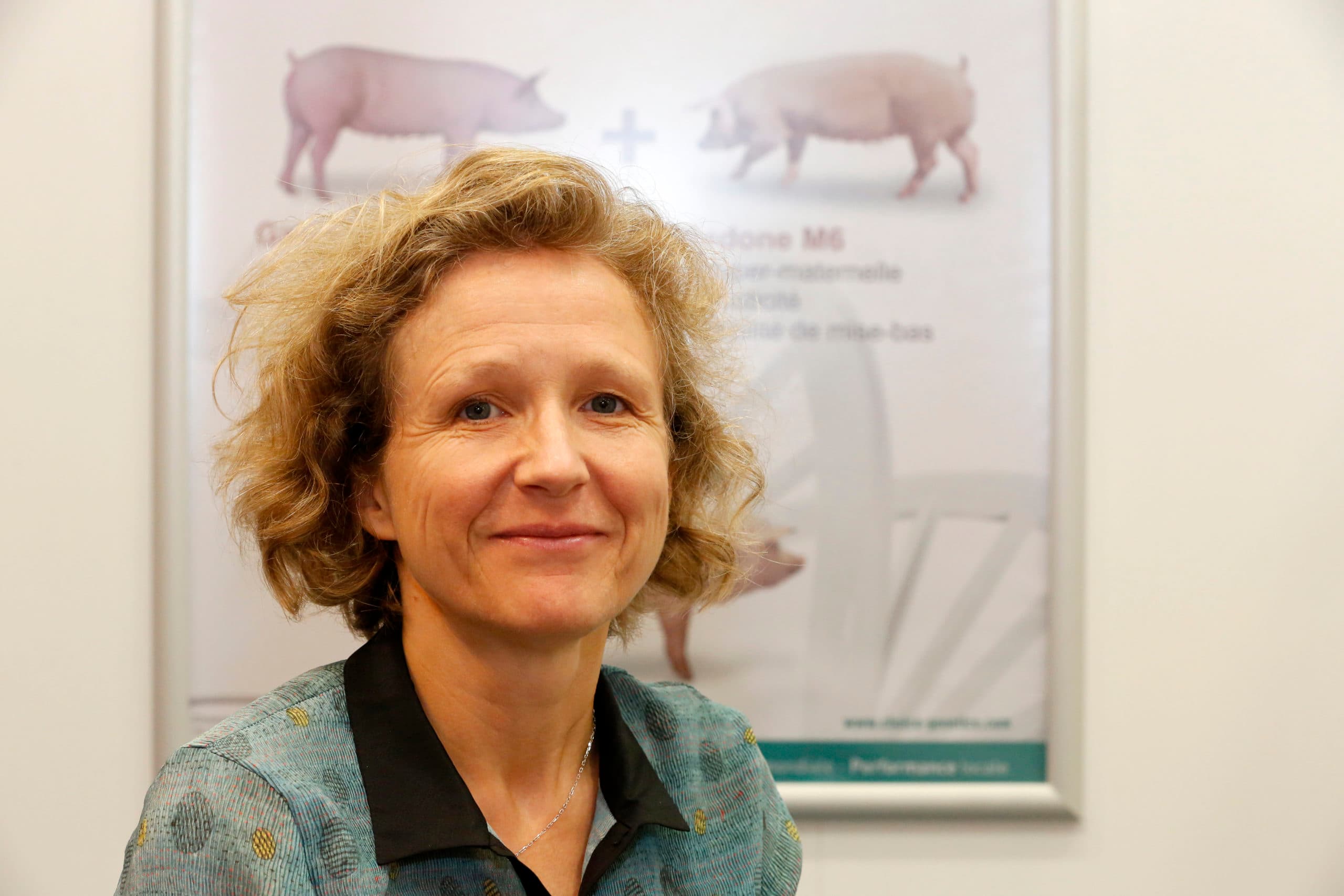 France Perrot: 'Het geboortegewicht van biggen mag niet onder de 1.000 gram komen' - Foto: Henk Riswick