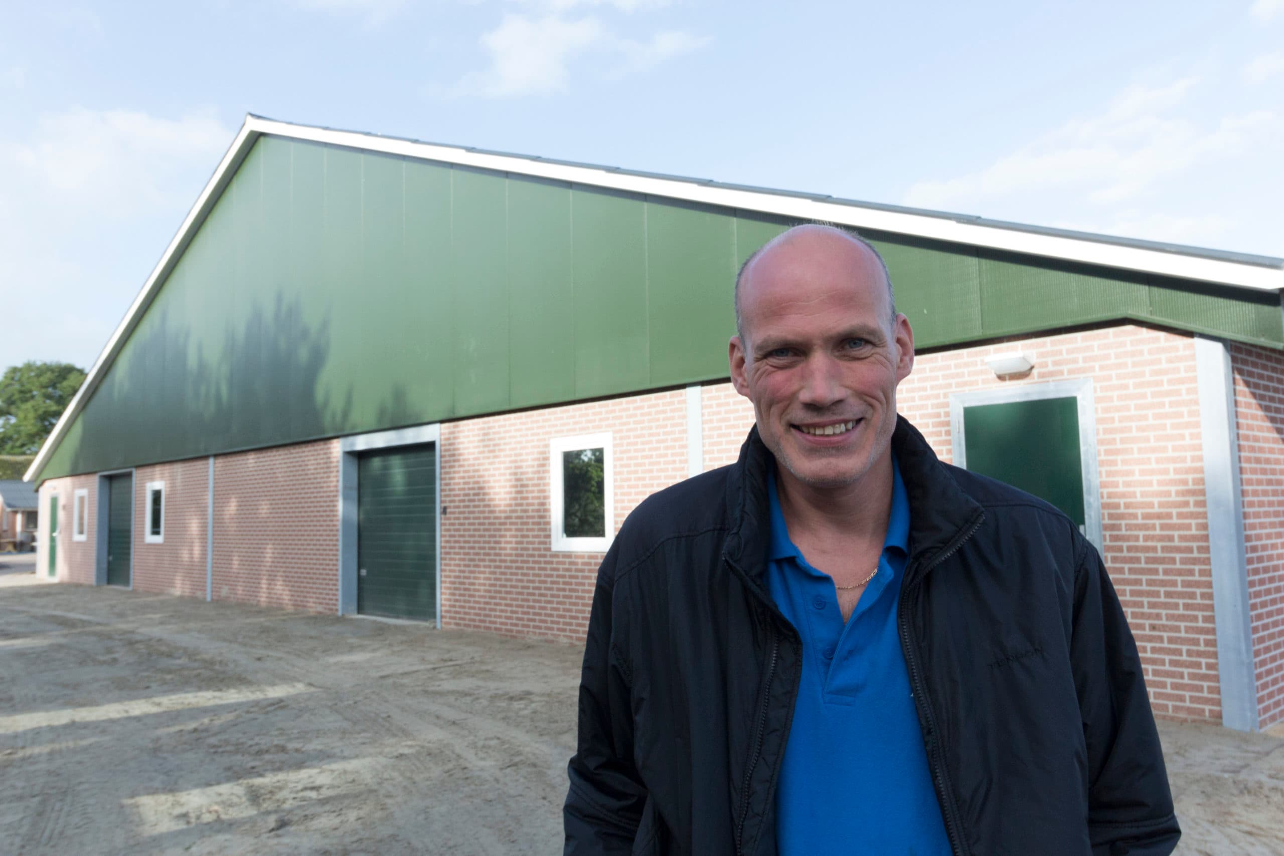 Pluimveehouder Gert Wolters - Foto: Galama Media