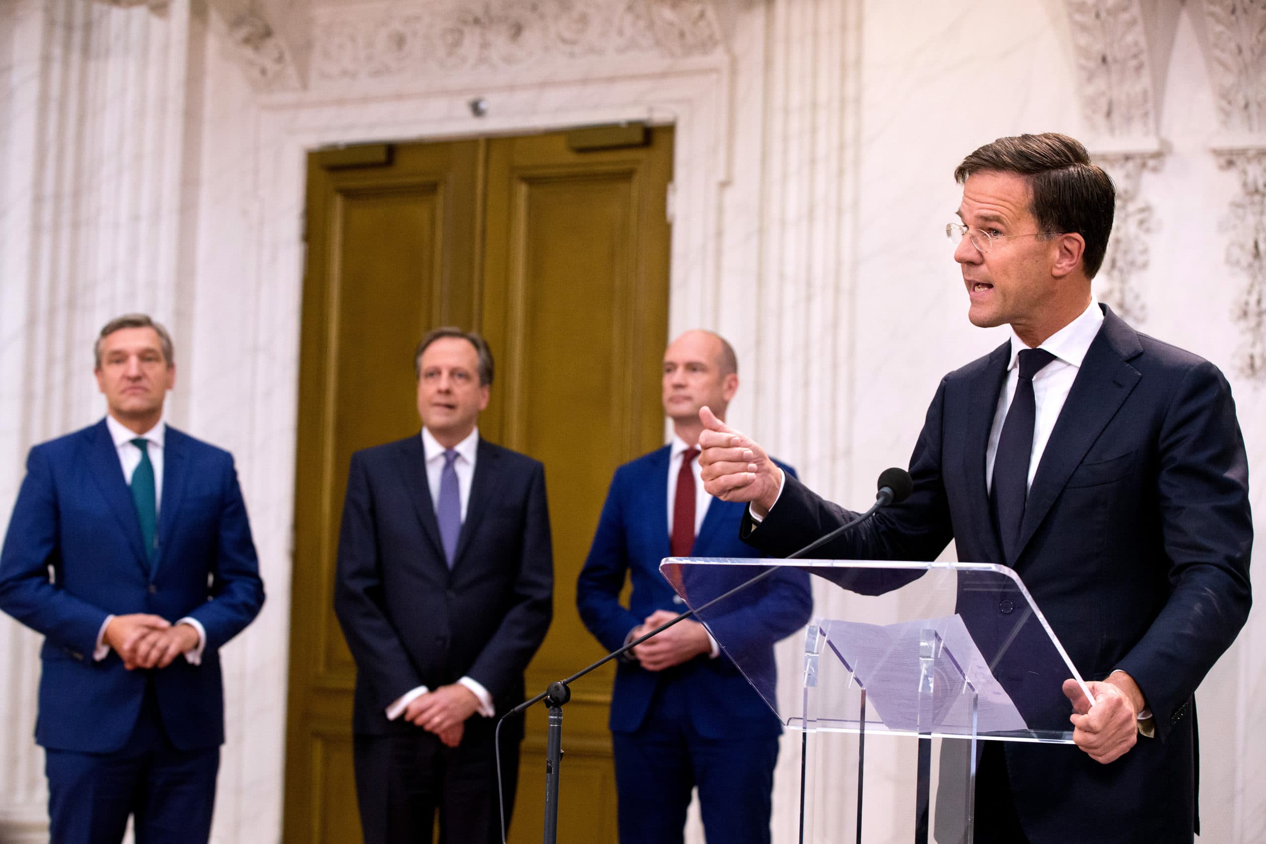 Presentatie regeerakkoord - Foto: ANP