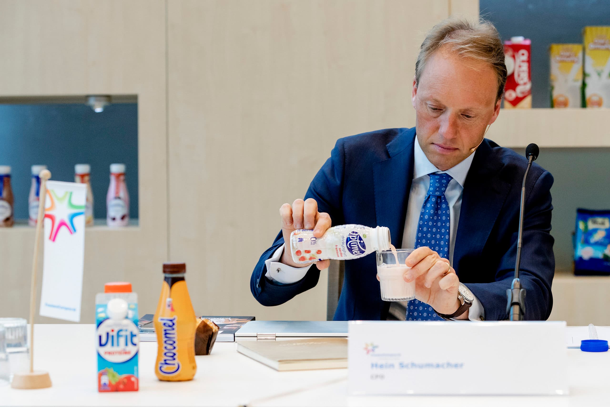 Hein Schumacher, opvolger van Roelof Joosten bij FrieslandCampina - Foto: ANP