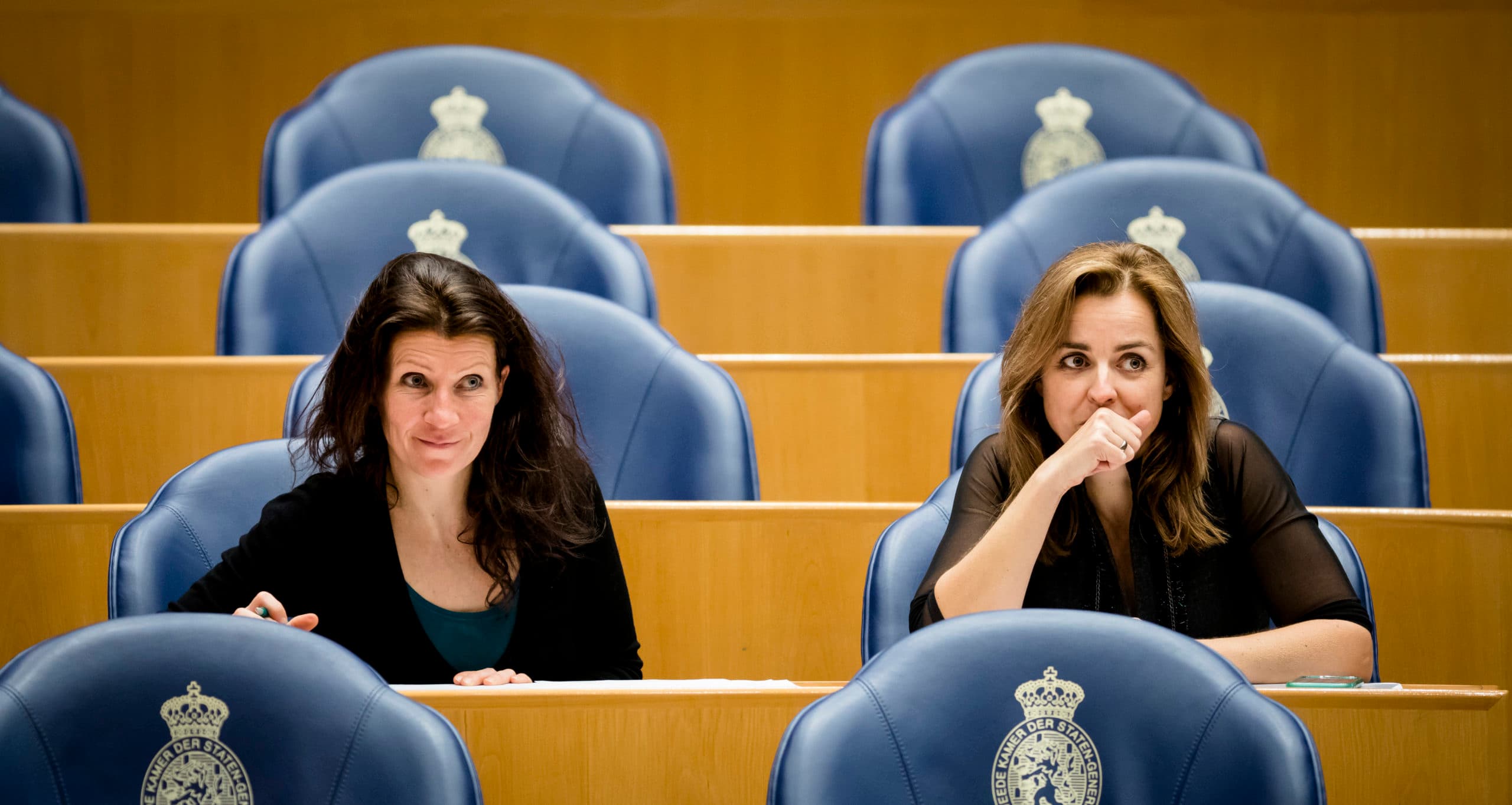 PvdD-Kamerleden Ouwehand en Thieme. - Foto: ANP