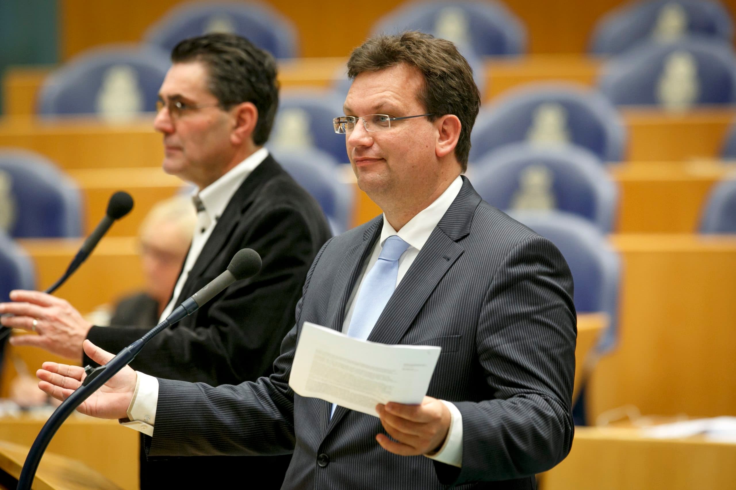 (C) Roel Dijkstra Fotografie / Foto Fred Libochant  Den Haag / Tweede Kamer / woordvoerders partijen / van Gerven / Geurts