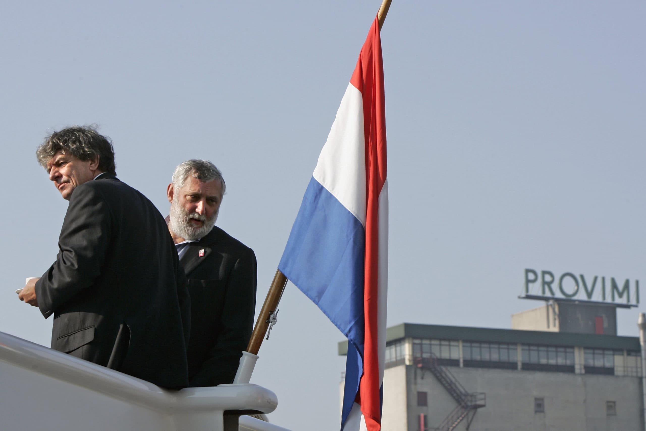 Cees Veerman (links) en Franz Fischler - Foto: ANP