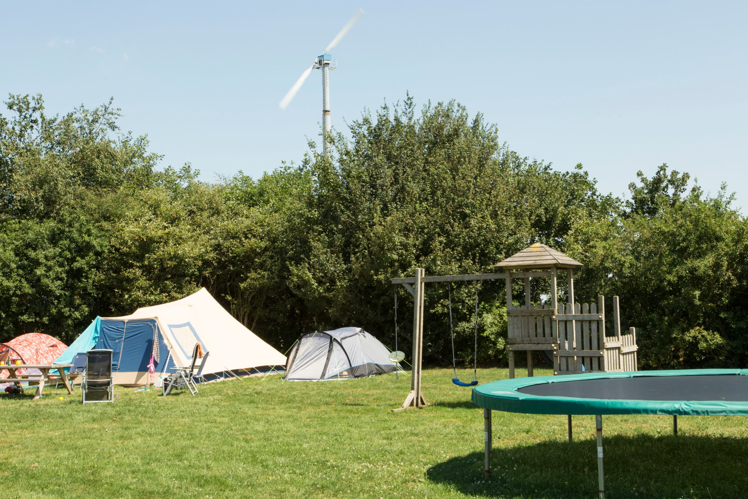 Boerencamping. - Foto: Koos Groenewold