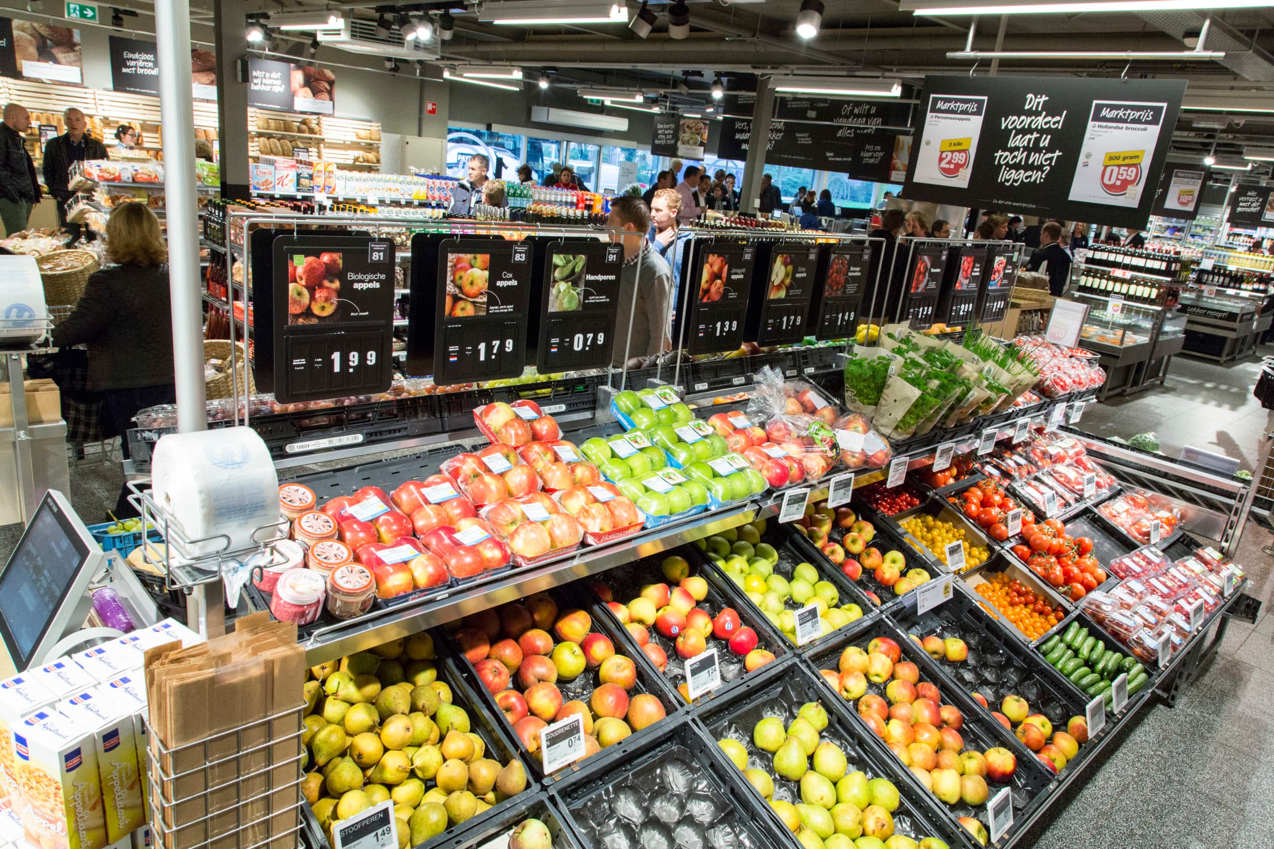 Supermarkt. - Foto: Koos Groenewold