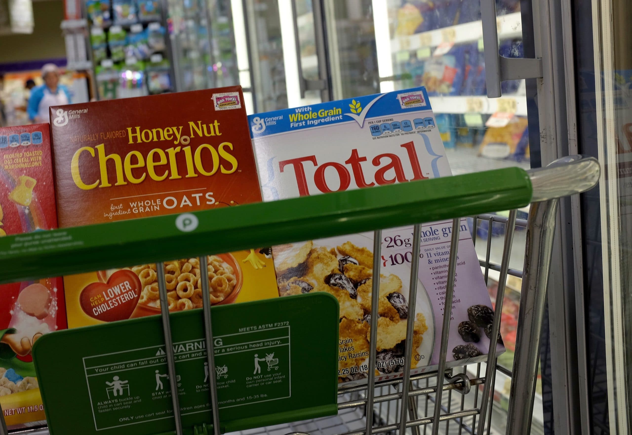 Producten van General Mills in een Amerikaanse supermarkt. Foto: AFP