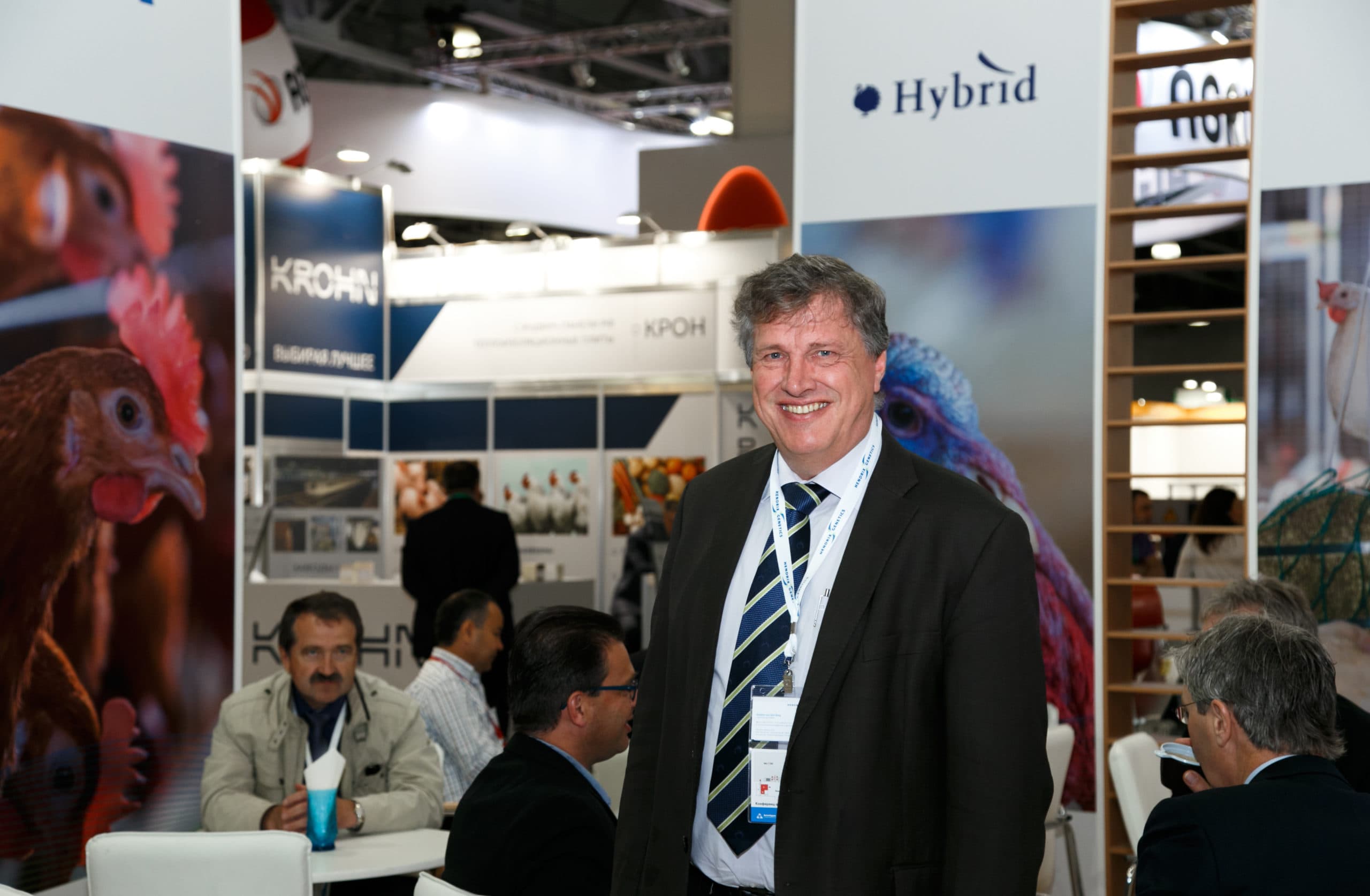 CEO van Hendrix Genetics, Antoon van de Berg, tijdens VIV-Russia. - Foto: Anna Pimenova