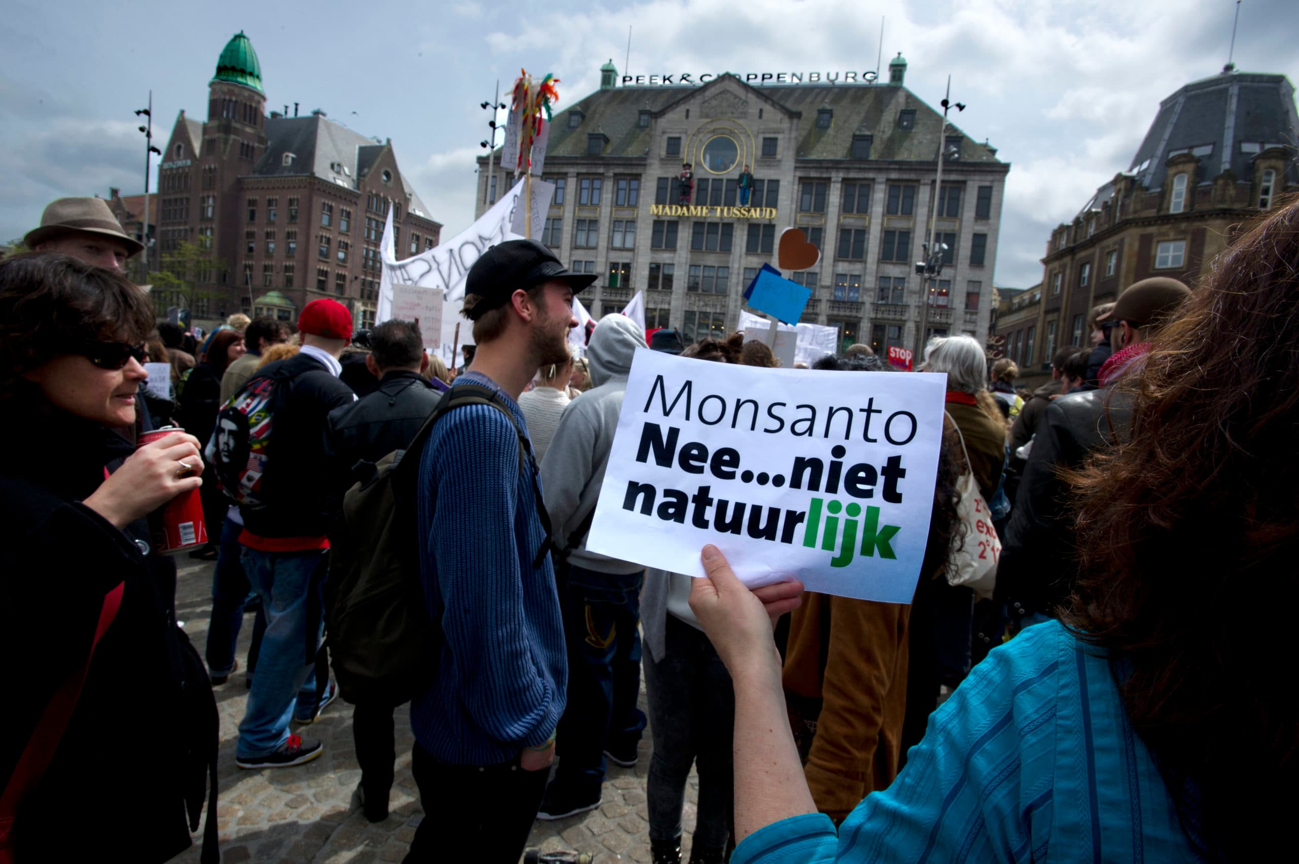 Monsanto, en andere bedrijven, waaronder DuPont, heeft veel plantaardige patenten. Een coalitie spreekt zich uit tegen het groeiende aantal plantpatenten. Monsanto, een van de genoemde bedrijven, kan sowieso geregeld rekenen op protesten en tegenstand (zie foto). - Foto: ANP
