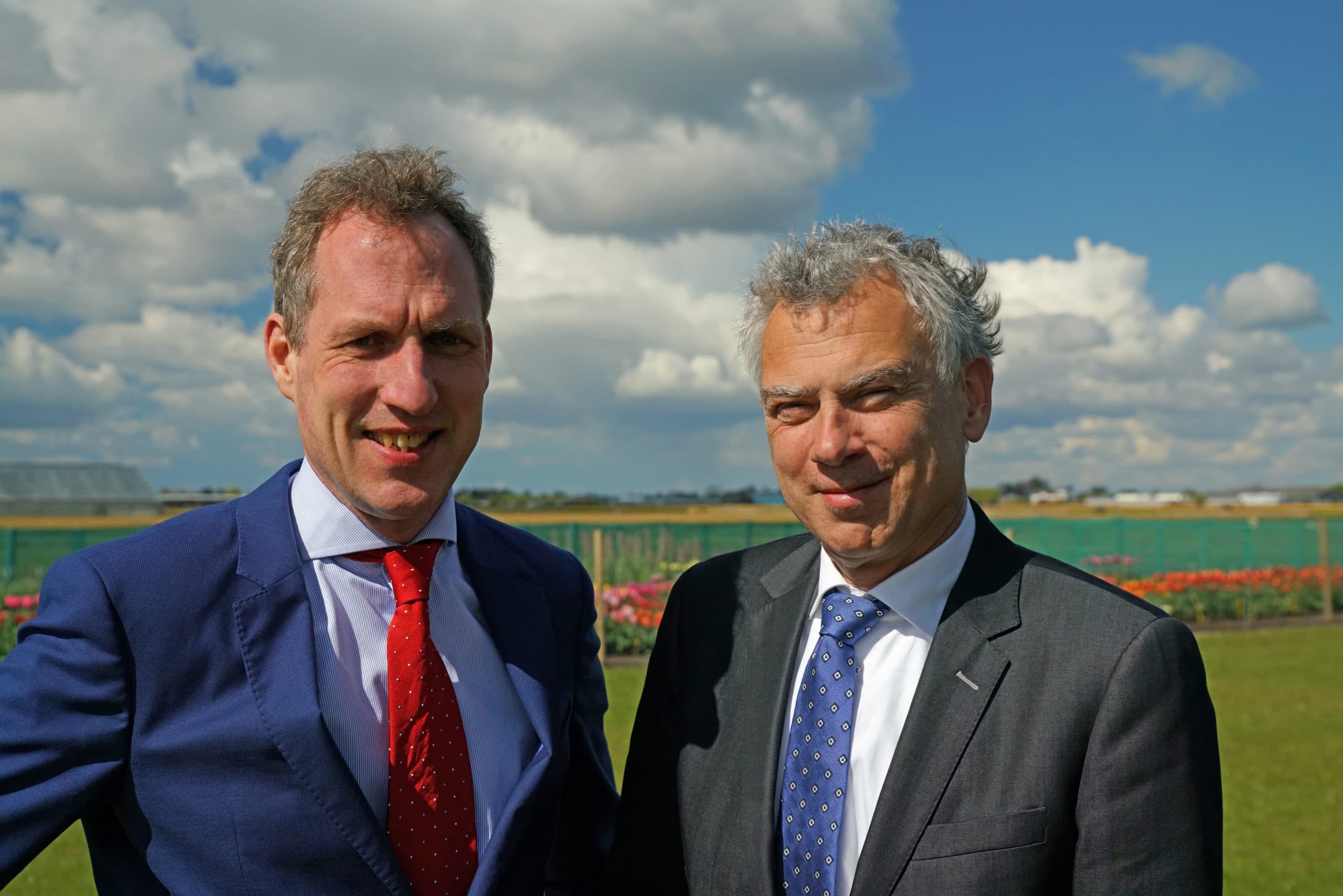 Bert Pinxterhuis en Vincent Cornelissen (rechts).